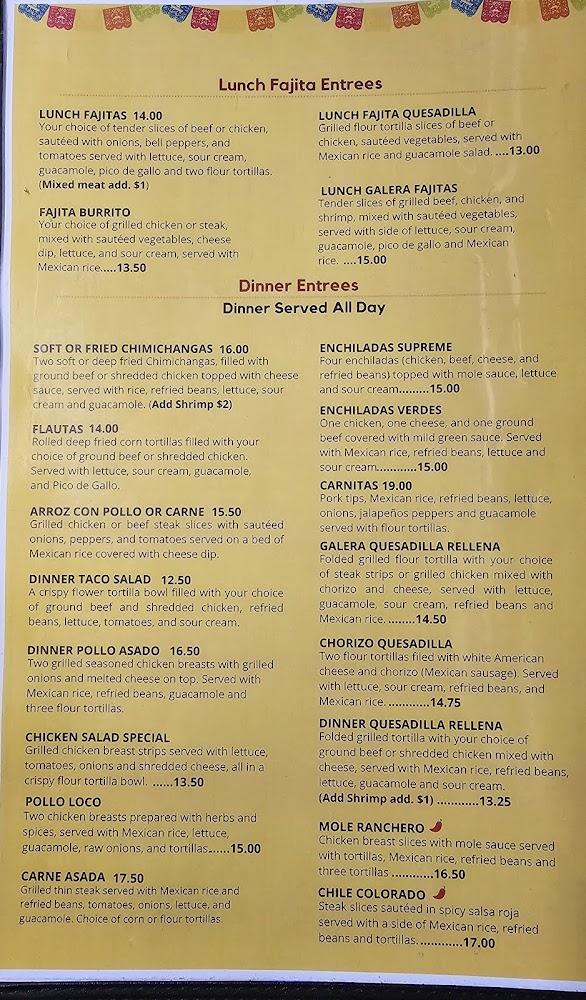 Galera Dos Menu image 1