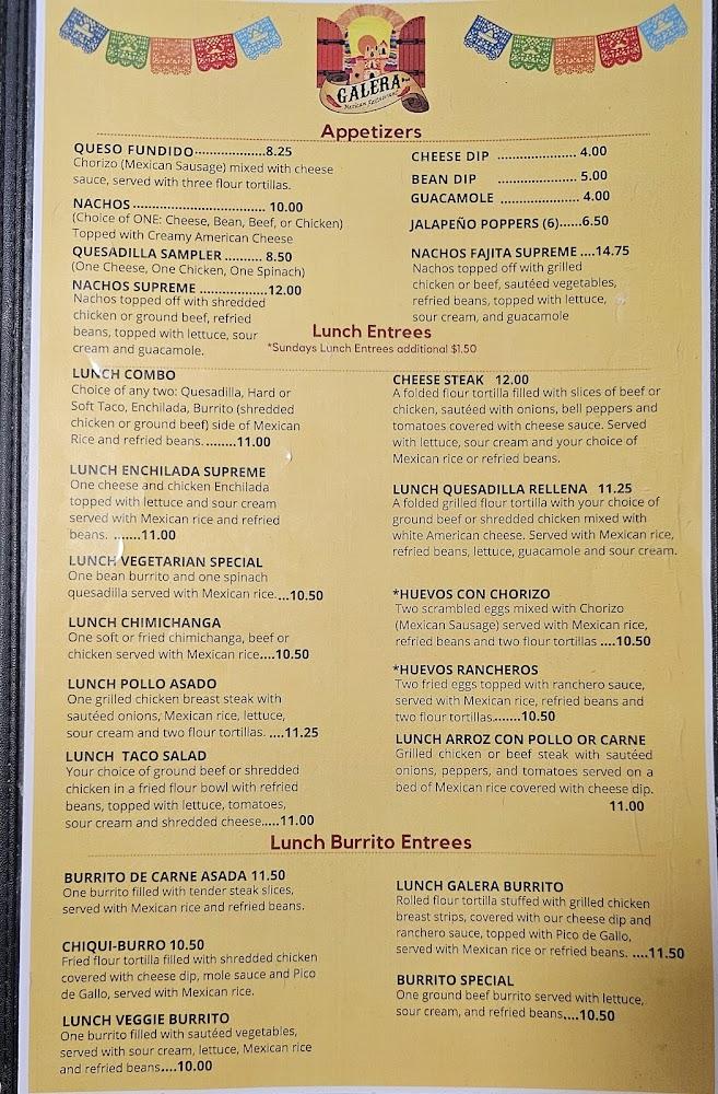Galera Dos Menu image 3